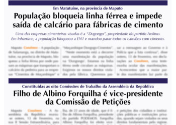 14 02 2025 Canalmoz Edição nr 3900