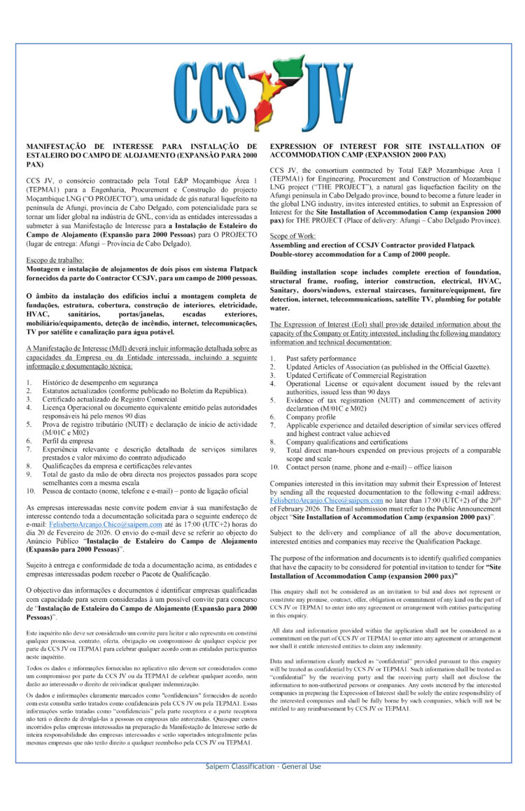 PUB EOI_12.02.2026_Site Installation Accomodation Camp