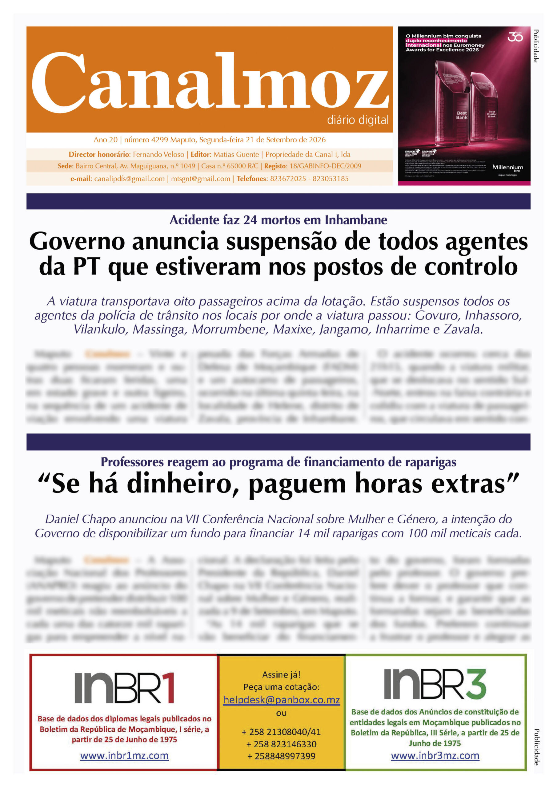 21 09 2026 Canalmoz Edicao nr 4299 CAPA